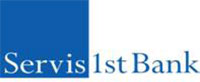 (SERVIS 1ST BANK LOGO)